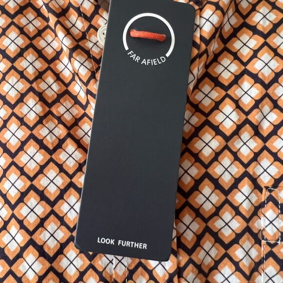 NWT Far Afield Button Down 100% Cotton Shirt Size L - Picture 5 of 9